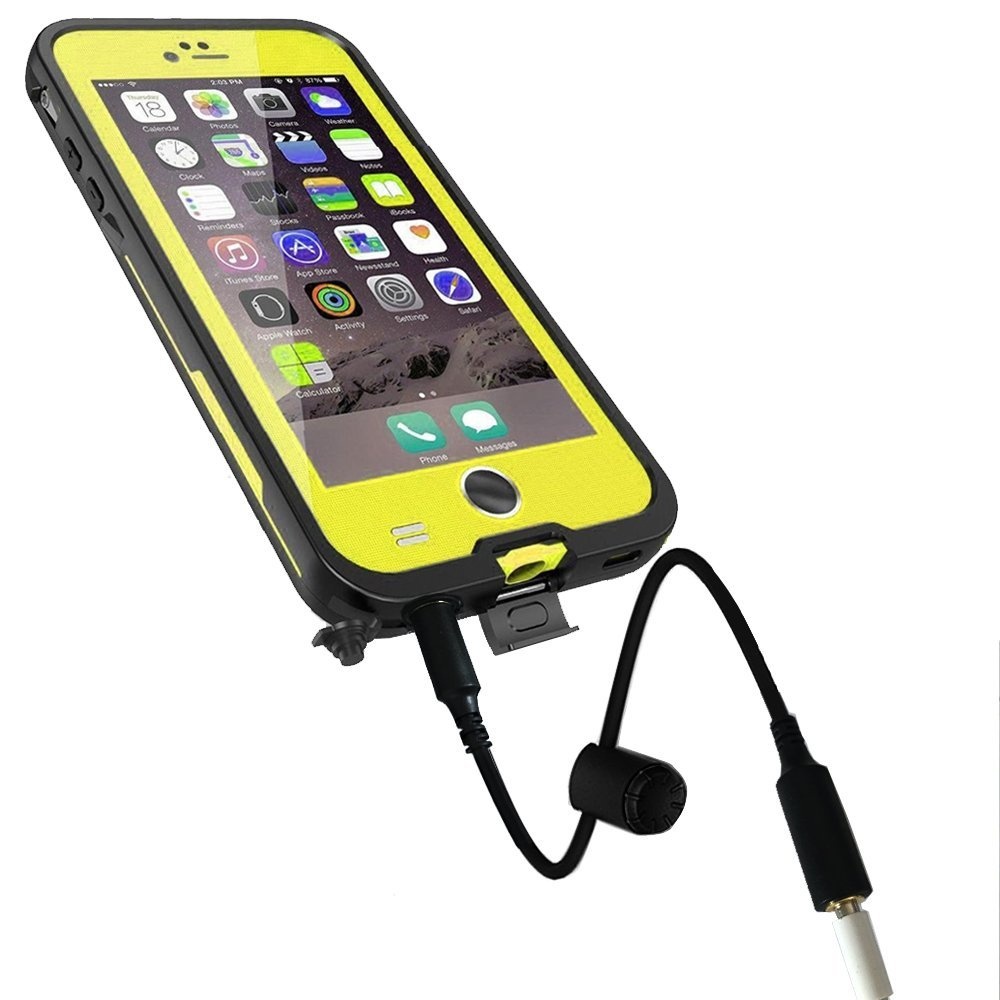 Waterproof Audio Extension Adapter for Lifeproof Fre Nuud Case of